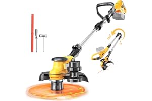 3 in 1 String Trimmer Compatible with dewalt 20V (Tool Only), MtiolHig Cordless Weed Eater with Brushless Motor & Battery Lev