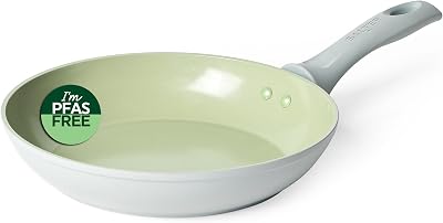 Salter Earth 24cm Frying Pan Ceramic Non-Stick PFAS-Free Induction Green