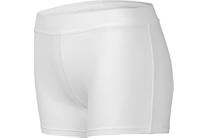 DTONE Girls Dance Short Gymnastics Athletic Shorts Sparkle Glitter Tumbling Bottoms