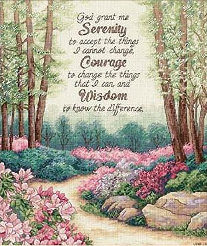 Dimensions Needlecrafts Counted Cross Stitch, Serenity, Courage, and Wisdom