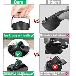Water Bottle Insulated 64 oz- Straw lid and Auto
