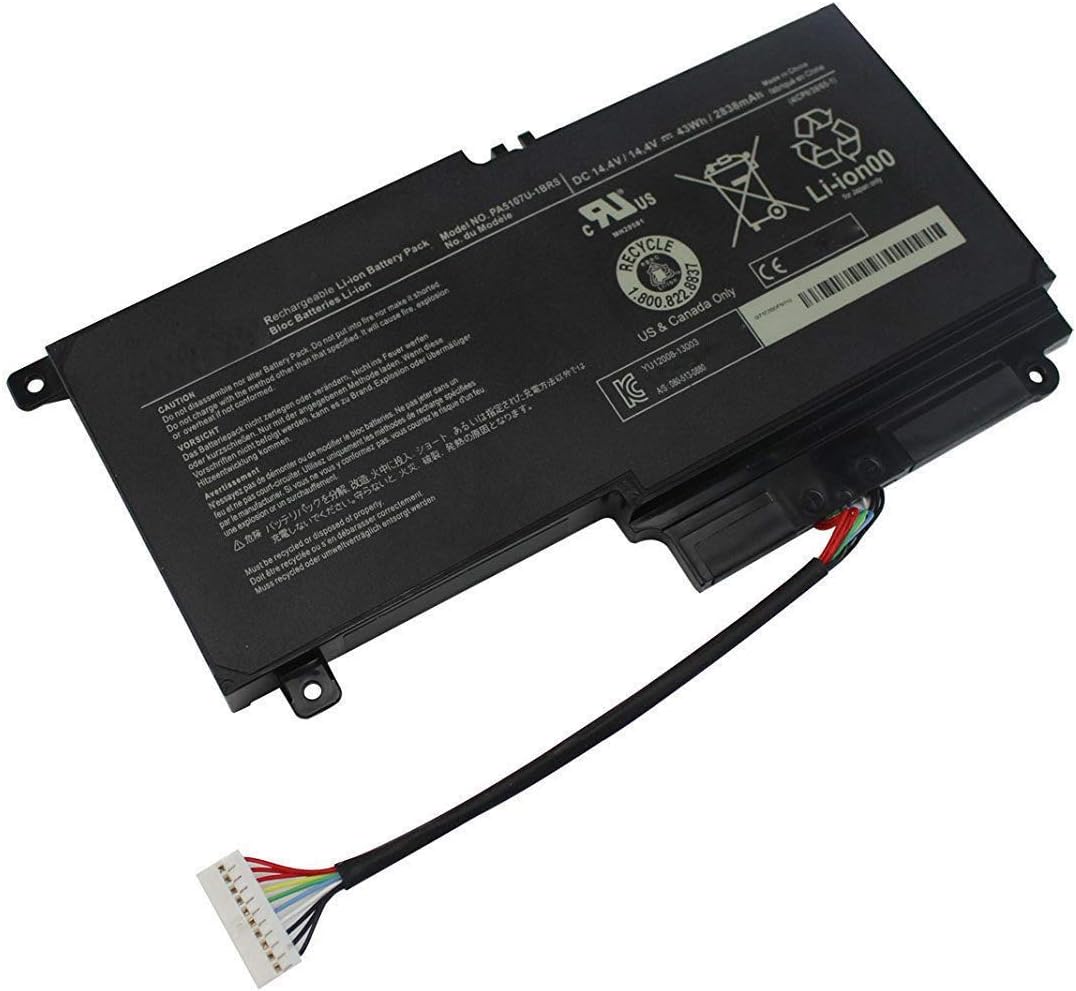 PA5107U-1BRS Laptop Battery Replacement for Toshiba Satellite L50 L50-A L55 L55t L40-A L40D L45D L55-A L55D-A L55DT-A P50 P50-A P50-b P55t-a P55t-A5116 S55-A5295 S55t-A5202 S55t-A5337 (14.4V 43Wh) - Image 5