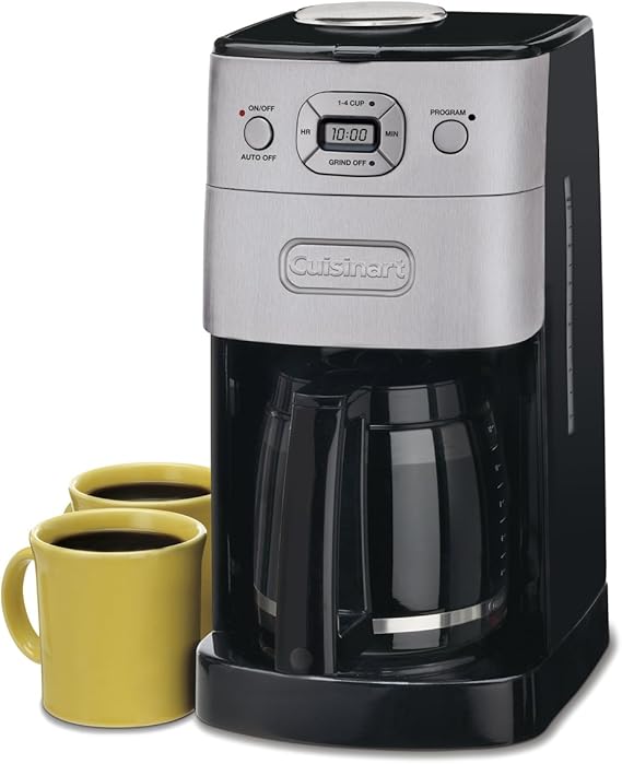 Cuisinart Grind and Brew 12 Cup Coffeemaker Amazon.ca Home & Kitchen