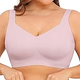 Xcutting Women Wirefree Bras for Women Full Coverage No Underwire Everyday Bras Comfortable Wireless Padded Bras