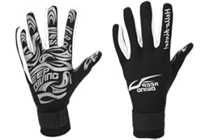 Neoprene Gloves, Anti-Slip, Flexible Diving Gloves, Five-Finger Waterproof Gloves for Snorkeling, Swimming, Surfing, Sailing,