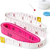 Fita Métrica Corporal Flexível 150cm – Costura, Academia, Medidas de Corpo, Artesanato - Cores Sortidas