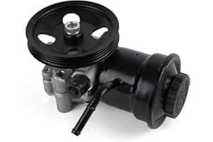 Baxzl Power Steering Pump with Pulley Reservoir Assembly for Toyota Tacoma 1996-2001 4Runner 1996-2000 2.4L 2.7L L4 Replaces 96-5228 21-5228 44320-35630 44320-60260 44320-35480 4432004043 14237 6099PR