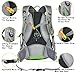 PioneerHiker 25L Lightweight Water-resistant Small Hiking Daypack Backpack for Outdoor Hiking Cycling School Camping Sports Travel Green