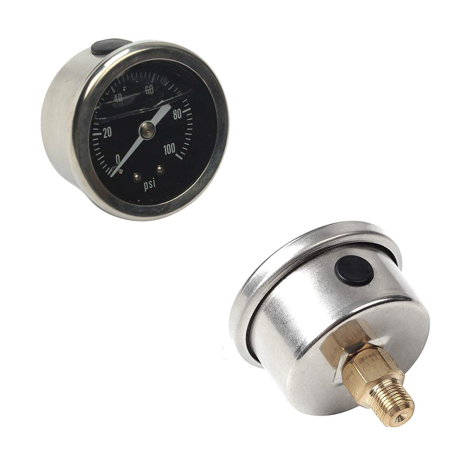 Universal Adjustable EFI Aluminum Fuel Pressure Regulator Kit with 0