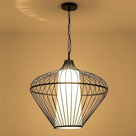 Wmshpeds Nouveau Lustre En Cage Doiseau Chinois Créatif