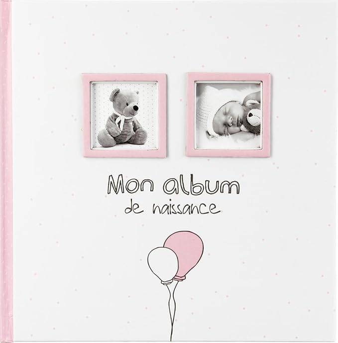 Mon album de naissance Fille - Coloris ROSE: Amazo...