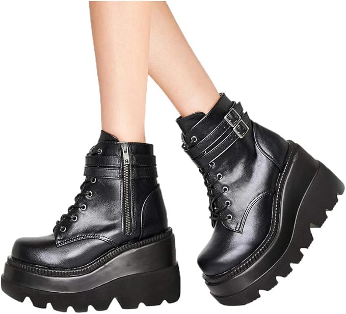 Motorcycle Womens Chunky Fashion Waterproof