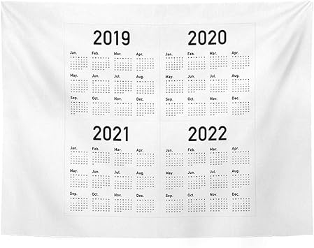 Amazon Co Jp 飾り物タペストリー 19 21 22カレンダー さまざまな計算式 シンプル クリエイティブ 壁掛け装飾布 アートプリント壁飾り 背景布 インテリア 多機能 おしゃれ ホーム キッチン
