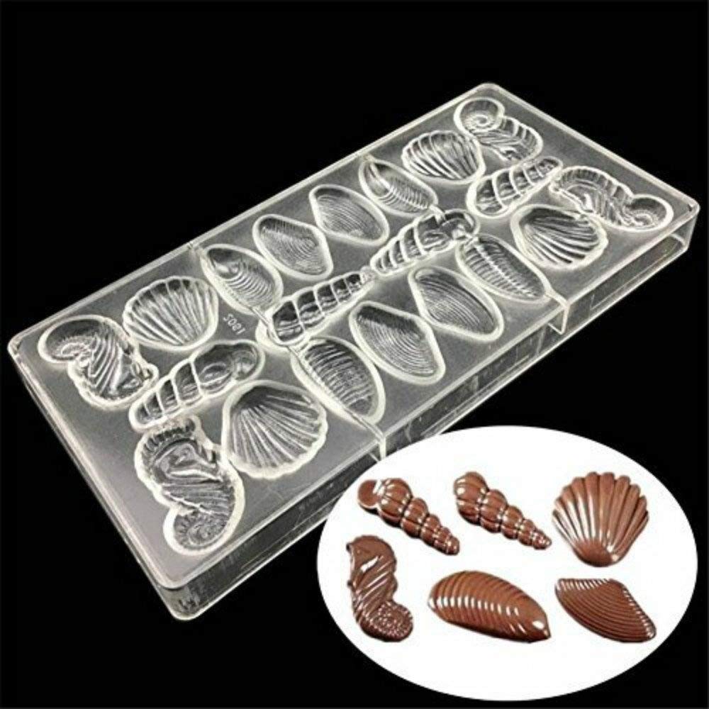 Seashell Shape Shaped Chocolate Mold Polycarbonate Candy Mould Food