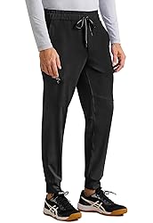 Healing Hands Men's Scrub Pant Nolen Jogger with 6