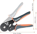 Preciva AWG 28-5 Hexagonal Crimping Pliers Self-Adjusting Ratchet Tool view 6