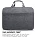 CoolBELL 15.6 Inch Nylon Laptop Bag Shoulder Bag with Strap Multicompartment Messenger Hand Bag Tablet Briefcase for iPad Pro/Laptop/MacBook/Ultrabook/Men/Women/College (Grey)