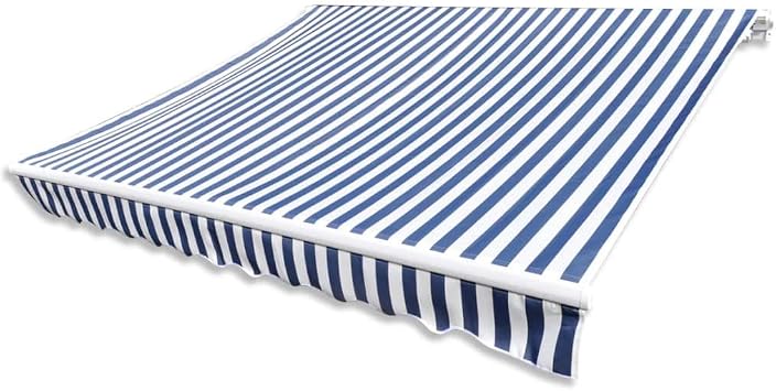 Toile De Remplacement Pour Auvent De Terrasse - Tissu Polyester 280g/m² Résistant Aux UV - Taille Personnalisable (ex: 4x3m)