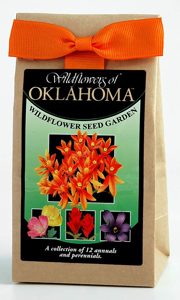 Oklahoma Wildflowers Seed Mix - A Beautiful Collection of Twelve Annuals & Perennials - Enjoy The Natural Beauty of Oklahoma Flowers in Your Own Home Garden