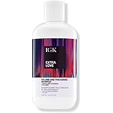 IGK EXTRA LOVE Volume &amp; Thickening Shampoo | Lightweight + Supports Scalp + Balance Oil | Vegan + Cruelty Free | 8 Oz