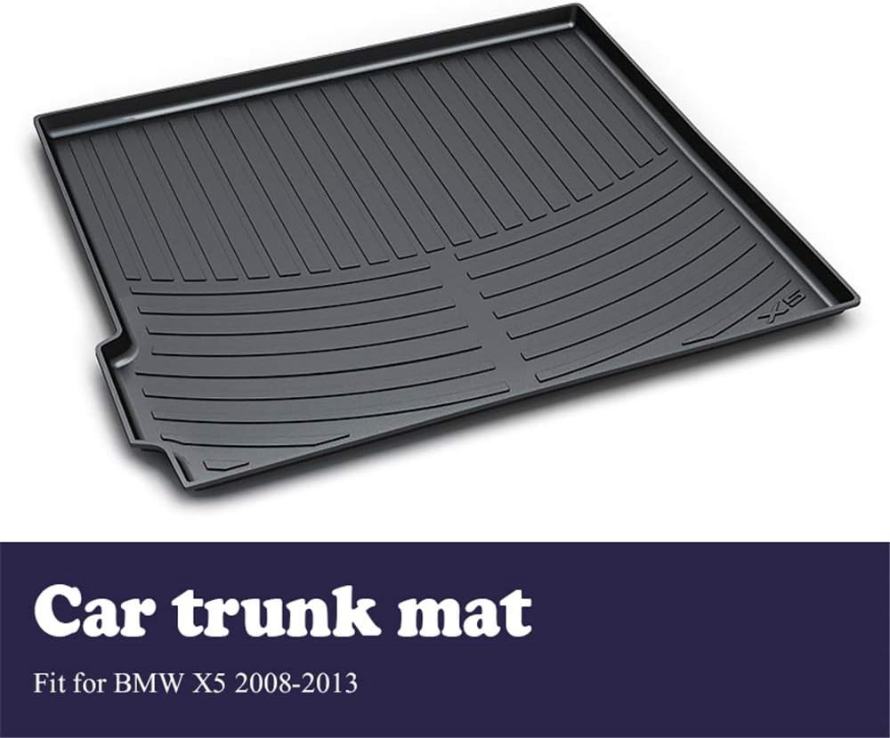 HCDSWSN Car Rear Trunk Mat Cargo Liner,For BMW X5 E70 2006-2013 Luggage Boot Tray Anti Slip Floor Mat M Performance Accessories