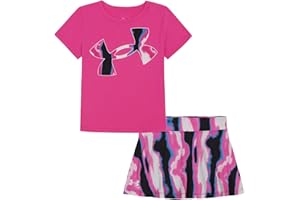 Under Armour girls Short Sleeve Shirt and Skort Set