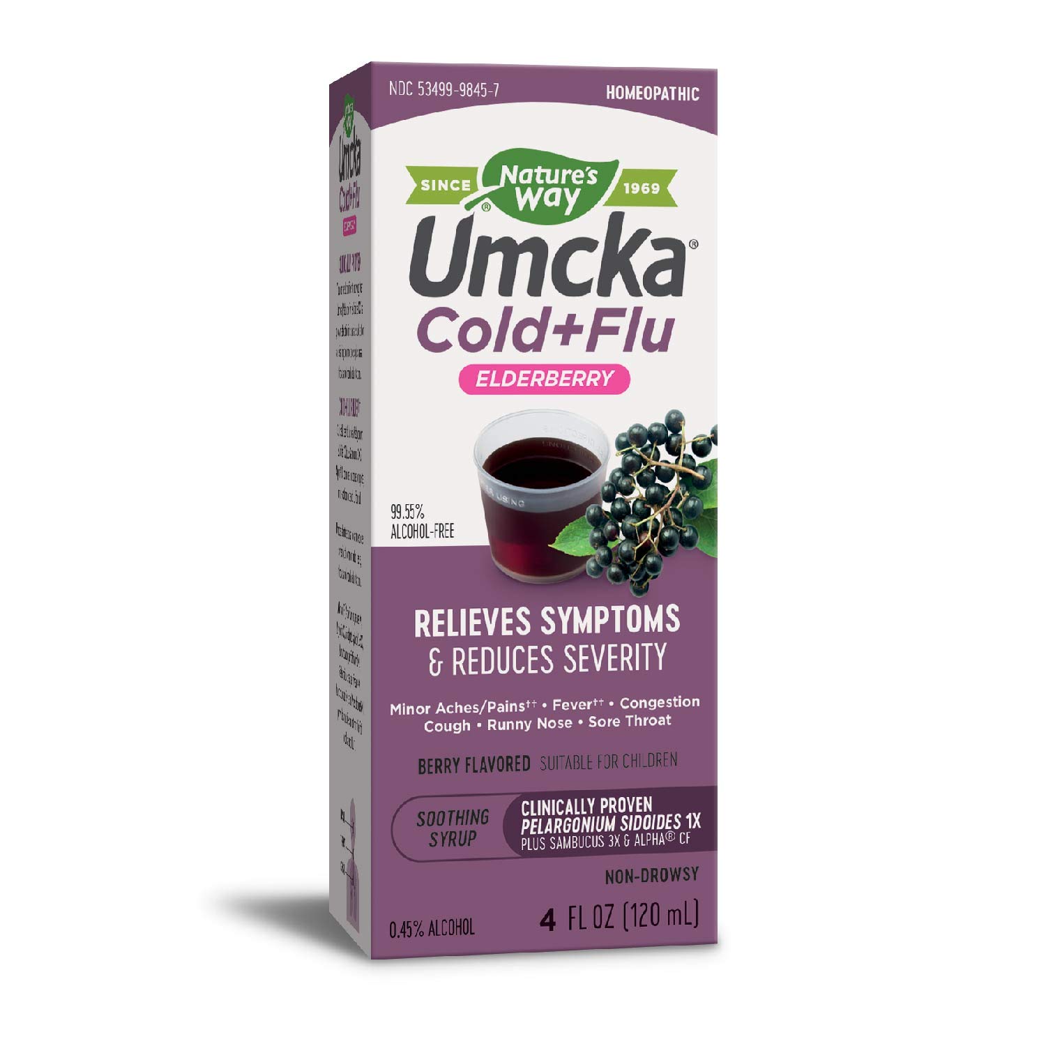 Mua Nature's Way Cold + Flu Relief Syrup**, Umcka, Sore Throat, Cough ...