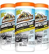 Armor All Car Disinfectant Wipes, Car Cleaning Wipes for Cars, Trucks, Motorcycles, 30 Wipes Each...