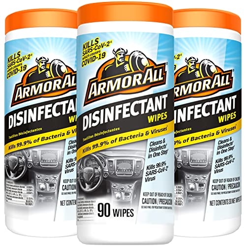 Armor All Car Disinfectant Wipes, Car Cleaning Wipes for Cars, Trucks
