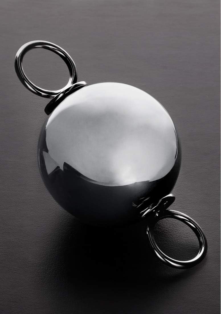 Triune Auto Bondage Ice Ball Lock, Stainless Steel, TCI-9414, Silver
