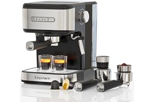 Empstorm 20 Bar Espresso Machine, Latte maker, Coffee Machine with Milk Frother, Cappuccino Machine for Home (Espresso Coffee Machine Suitable for Coffee Powder/NS Original Capsules)