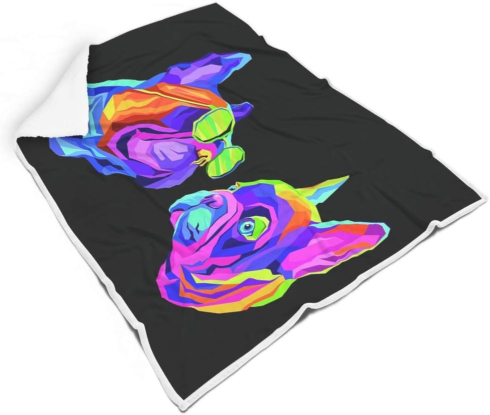 large blanket with animal head