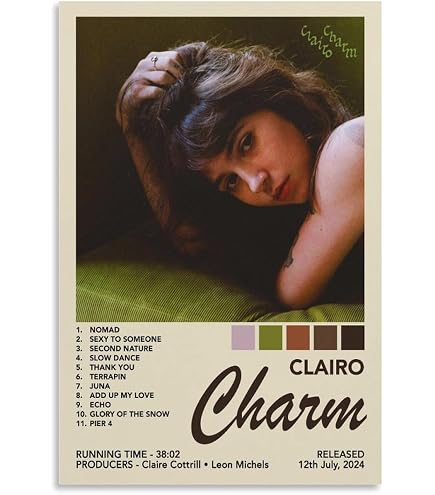 Amazon.com: Charm Clairo Canvas Poster Bedroom Decoration