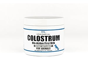Infinite Health Labs Bio-Active Bovine Colostrum for Dogs, Cats, Puppies, Kittens & Pets - Daily Colostrum Powder Supplement