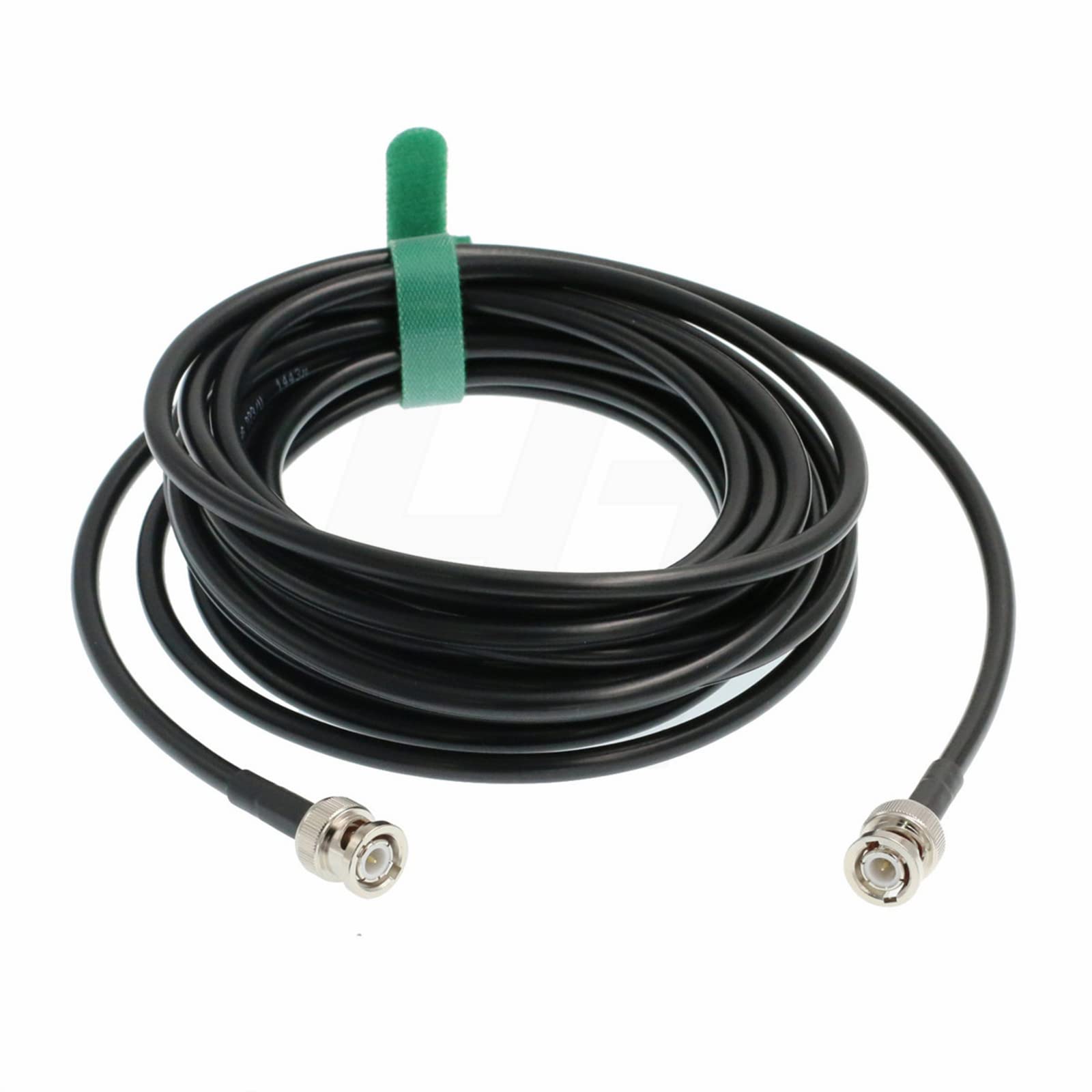 HangTon BNC Male to BNC Male SDI Cable RG223 RF Coax 50 Ohm Double Shielding Low Signal Loss for GPS LAN/WAN Data Video (6m)
