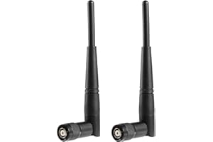 5dBi 2.4GHz WiFi Antenna RP-TNC Male Replacement Antenna Compatible with Trimble Robotic Total Stations TDS Ranger Data Collecter, for Wireless Linksys WiFi Router（Pack of 2）, Eifagur