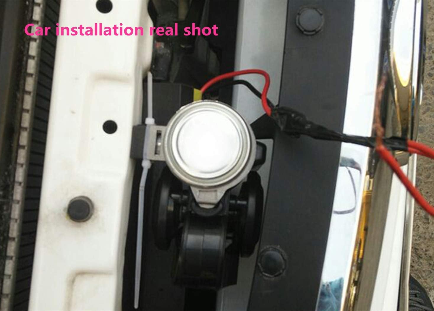 Viping Air Horn Car Horn 135DB Truck Horn Red Snail Electric Pump Sound