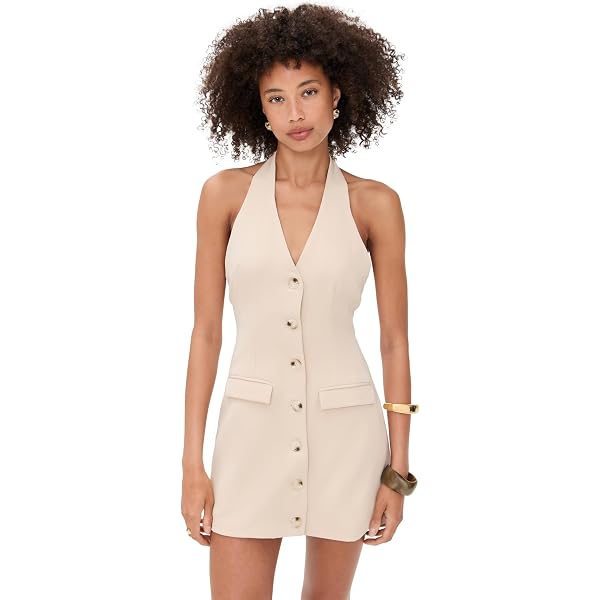 knee length dresses for ladies Chelsea Mini in Ivory with Tobacco Piping – Chelsea Street Designs main image 1