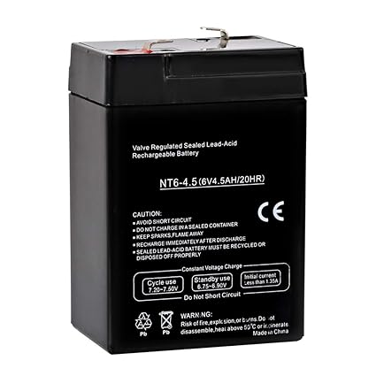 Amazon Com Hykolity 6 Volt 6v 4 5ah Rechargeable Deer Game Feeder