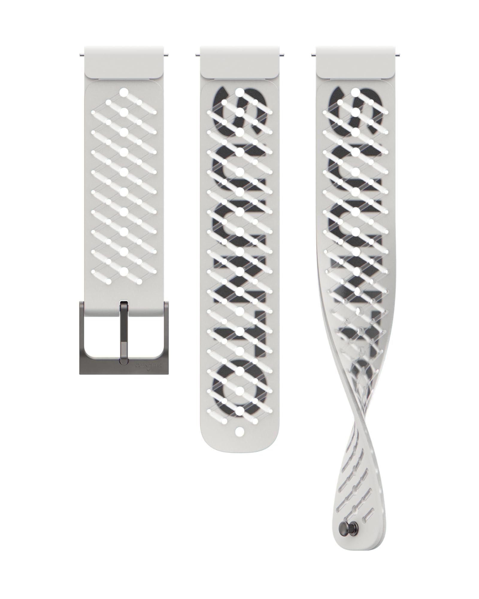 SUUNTO 22 ATH5 SILICONE STRAP PEARL WHITE S+M