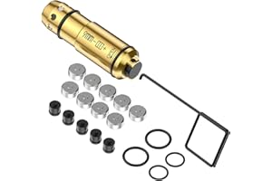 Theopot Laser Training Cartridge for 9mm/.380ACP/.45ACP/.40S&W /223 with Chamber Extractor Tool Enabling Seamless Replacement of Snap Cap Strike Pads for Continuous Practice Sessions