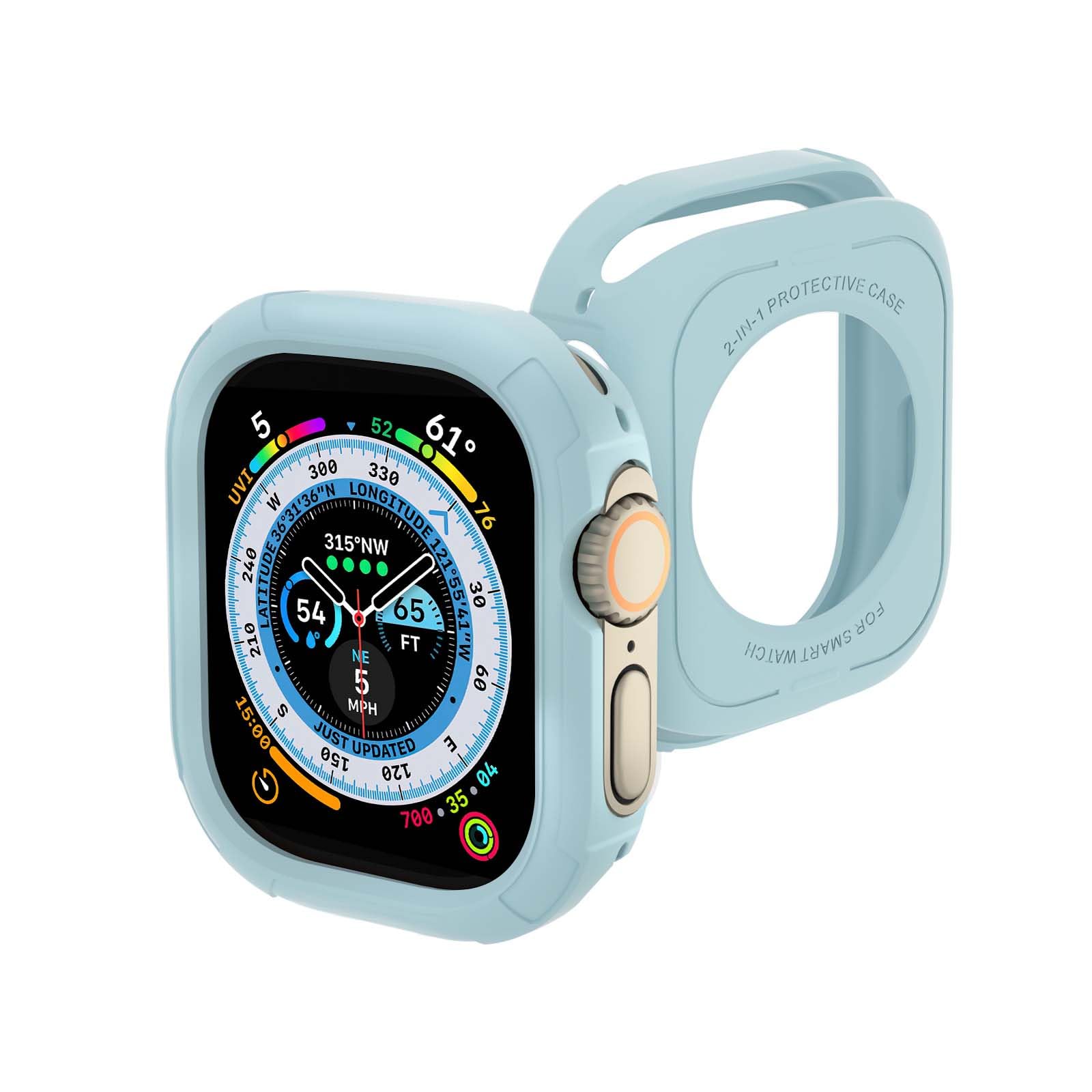 Photo 1 of SDOCEBF 49mm Watch Case Compatible with Apple Watch Ultra 2 - Ultra-Thin TPU Screen Protector Cover, Durable Shockproof Protective Bumper for iWatch 49mm