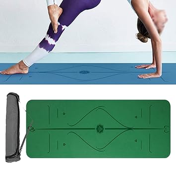 Alfombrilla de yoga antideslizante de doble cara de 4 mm de ...