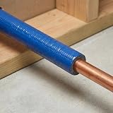 Folimpex 10m Blue 28mm Pipe Foam Insulation Lagging Wrap 6mm Thick Energy Saving view 2