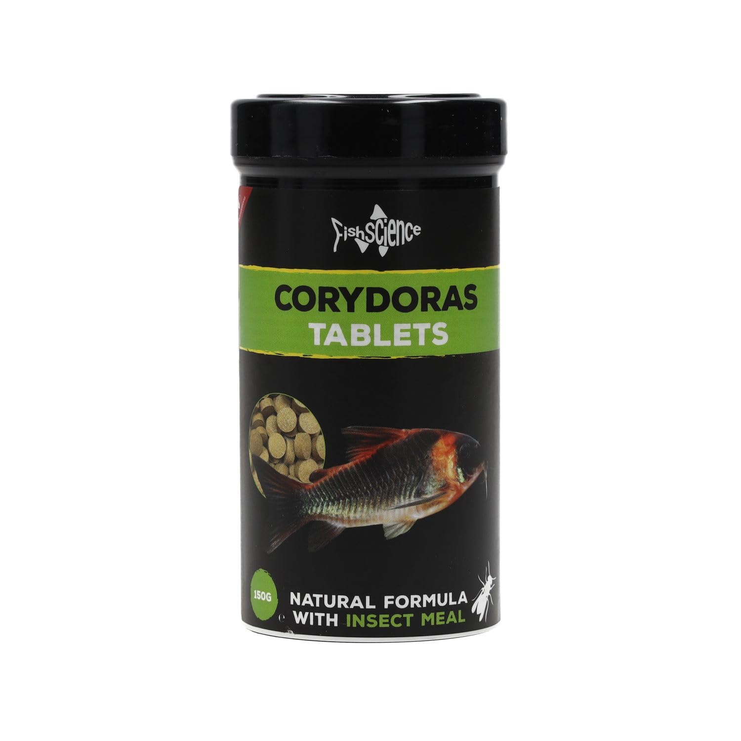 FishScience Corydoras Fish Food Tablets Complete 150g (250ml) | Cory | Bottom Feeder Fish Food | Aquarium | Tropical