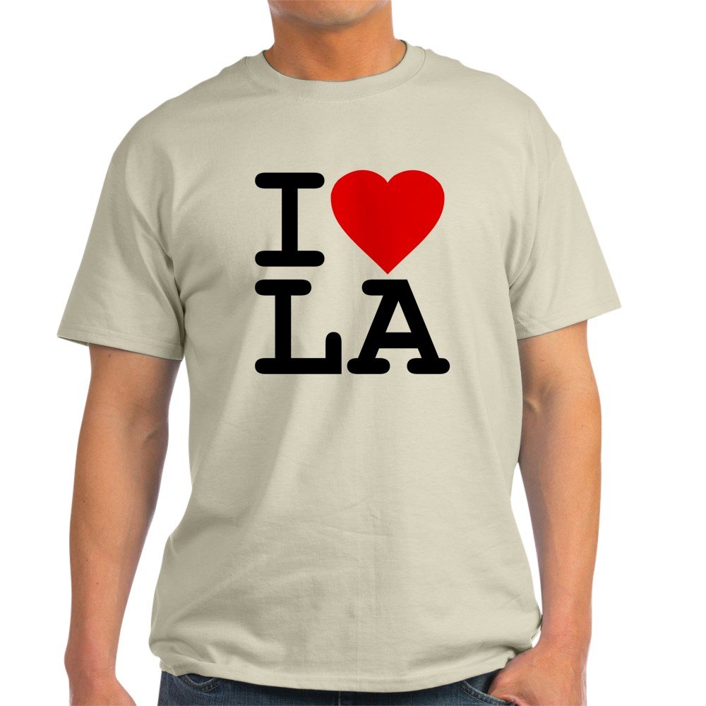 T-Shirt, CafePress I 100% Cotton White Love LA