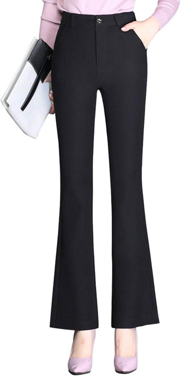 Amazon スラックス パンツ レディース スーツ 10分丈 ボトムス 通勤 Ol ロング丈 脚長 美脚 スタイル K 29 ブラック ロングパンツ 通販