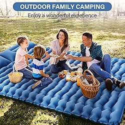 Double Sleeping Pad - Self Inflating 4" Extra-Thick