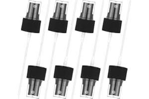 SKRFREN 8 Pack Sprayer Top Caps, Fine Mist Sprayer Caps Spray Bottle Replacement Pump Oils Spray Tops Replacement Pump Plastic for Essential Oil Bottles, Nozzle Tops Replacements for Cleaning Solutions