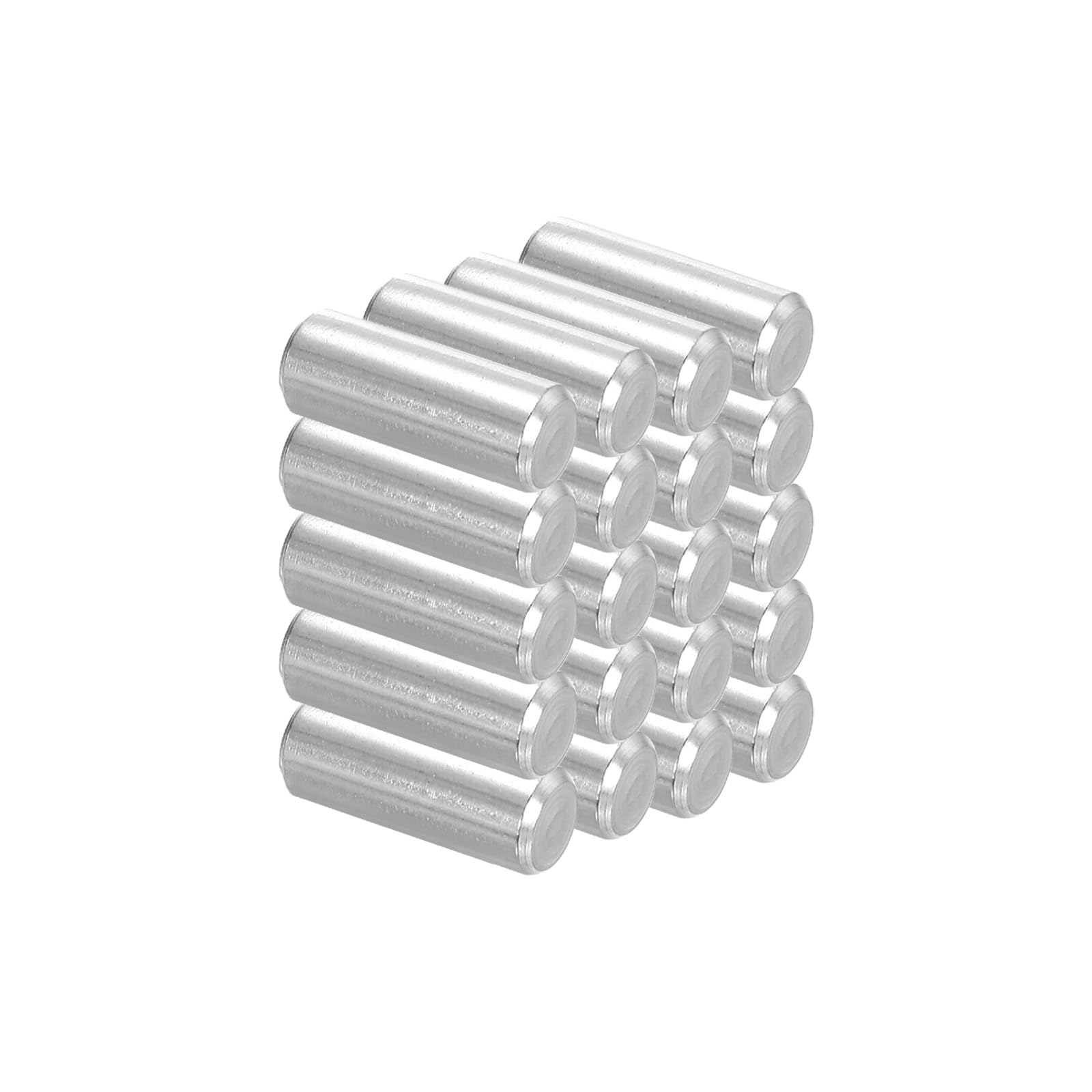 PATIKIL 20 Pcs 304 Stainless Steel Dowel Pins 8x16 mm (5/16" Dia) Metal Shelf Pegs